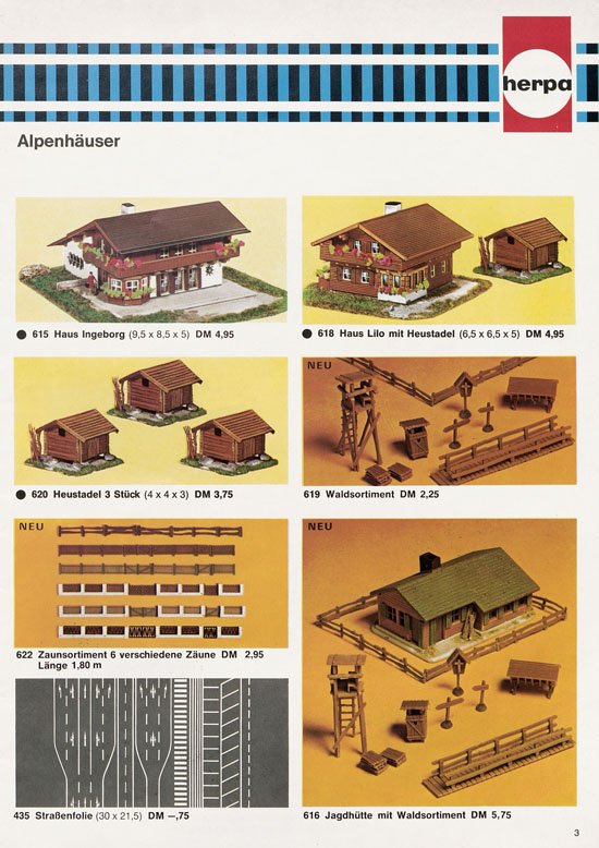 Herpa Hauptkatalog 1972-1973