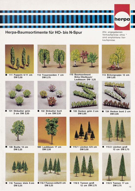 Herpa Hauptkatalog 1972-1973