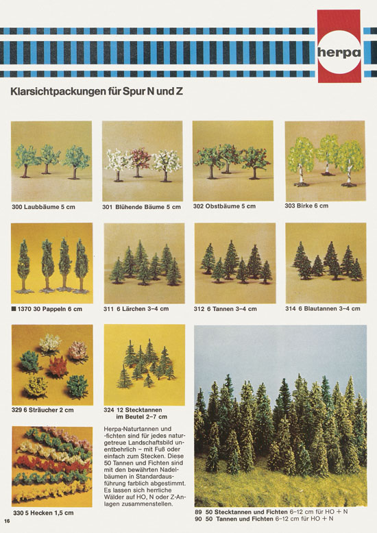 Herpa Hauptkatalog 1978