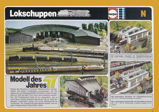 Seite 3 Herpa Katalog 1979