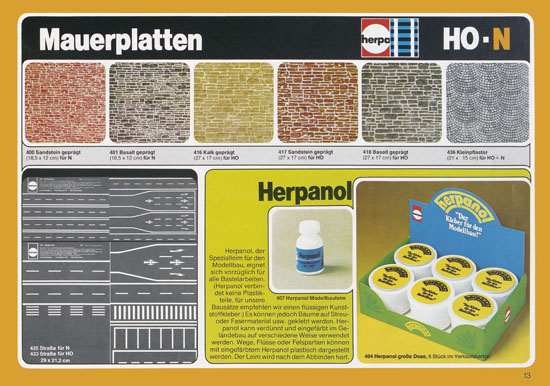 Seite 13 Herpa Katalog 1979