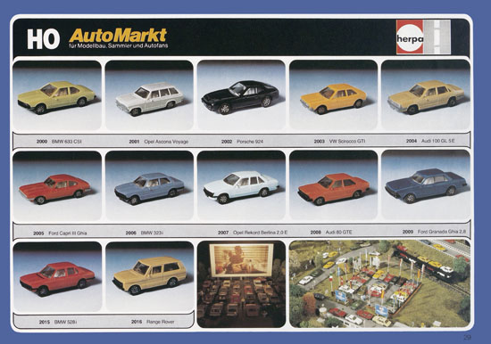 Seite 29 Herpa Katalog 1979