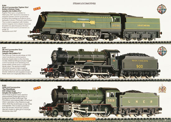 Hornby Railways catalogue 1987