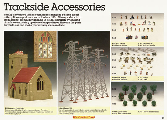 Hornby Railways catalogue 1987