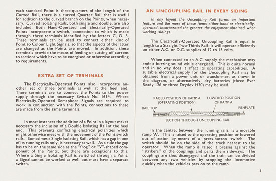 Hornby Dublo Handbook 2-Rail Track 1962