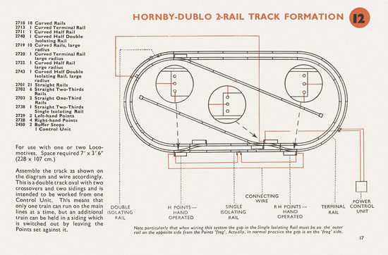 Hornby Dublo Handbook 2-Rail Track 1962