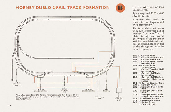 Hornby Dublo Handbook 2-Rail Track 1962