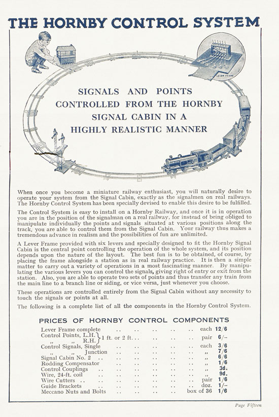 Seite 15 Hornby Trains catalog 1929