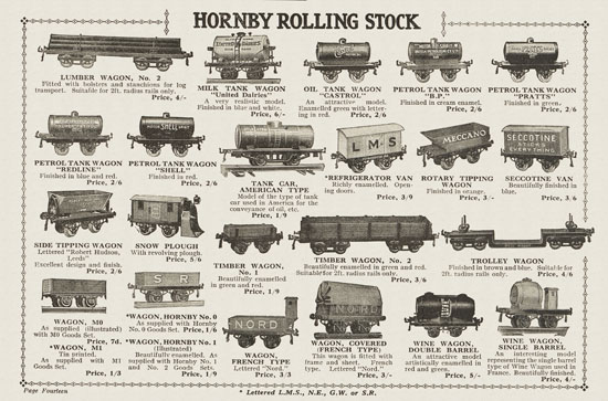 Hornby Trains catalog 1930-1931