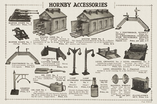 Hornby Trains catalog 1930-1931