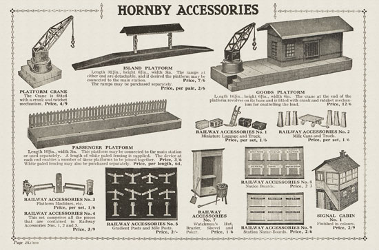 Hornby Trains catalog 1930-1931