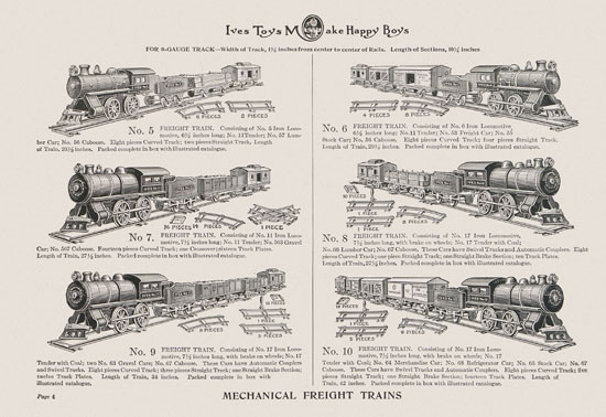 Ives Toys Make Happy Boys 1916