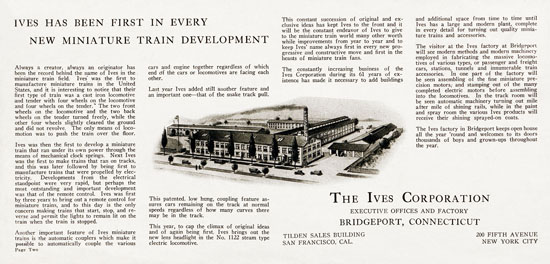 Ives Trains 1929