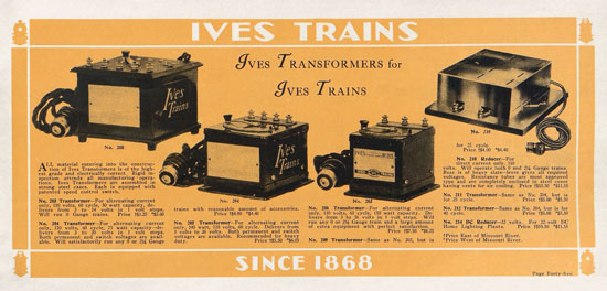 Ives Trains 1929