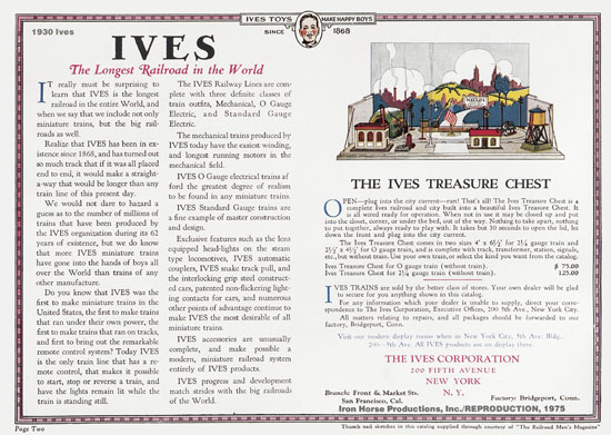 Seite 2 Ives Trains 1930