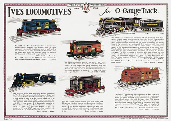 Ives Trains 1930