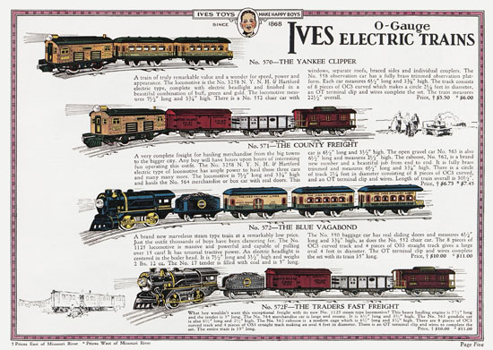 Ives Trains 1930