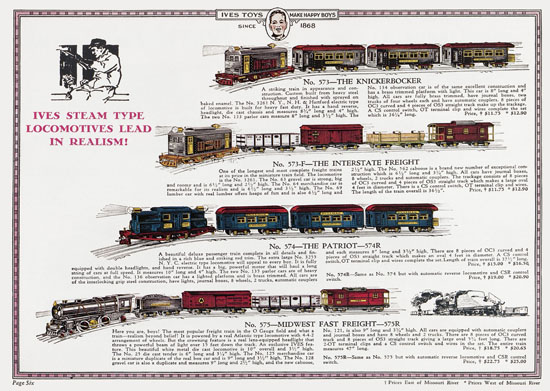 Ives Trains 1930