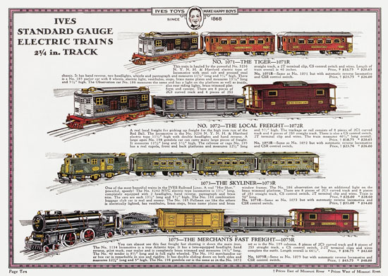 Ives Trains 1930