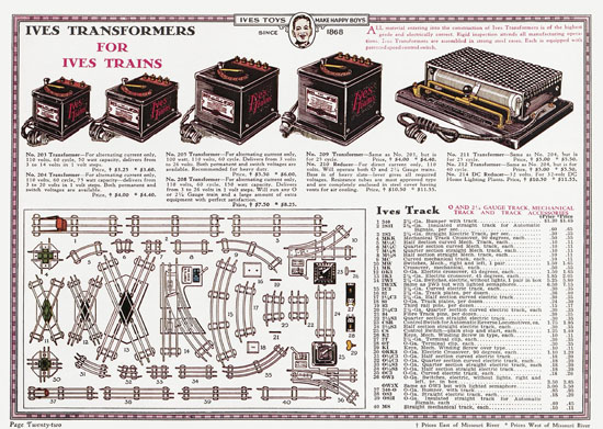 Ives Trains 1930