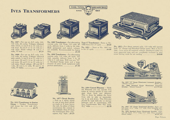 Ives Trains 1931