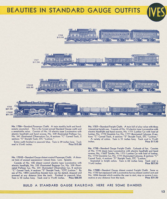 Ives Trains 1932