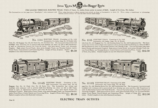 Ives Toys catalog 1915