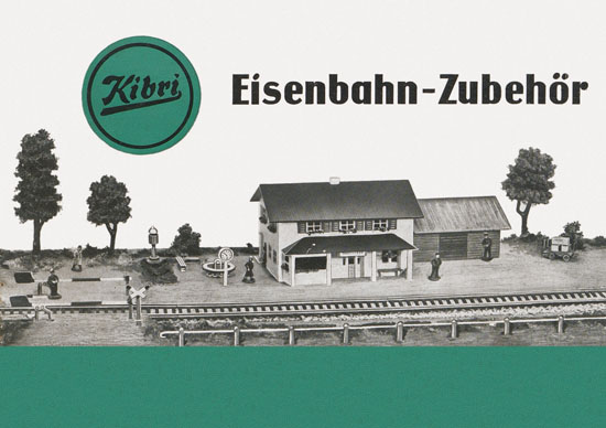 Kibri Katalog Eisenbahn-Zubehör 1952