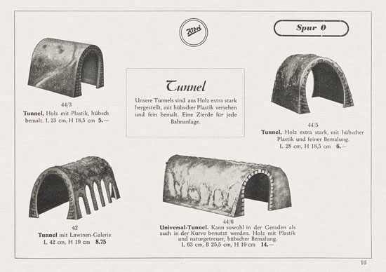 Seite 17 Kibri Katalog Eisenbahn-Zubehör 1952