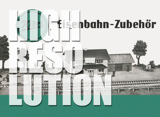 Kibri Katalog Eisenbahn-Zubehör 1952