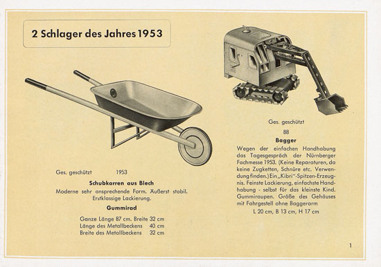 Seite 3 Kibri Katalog 1953