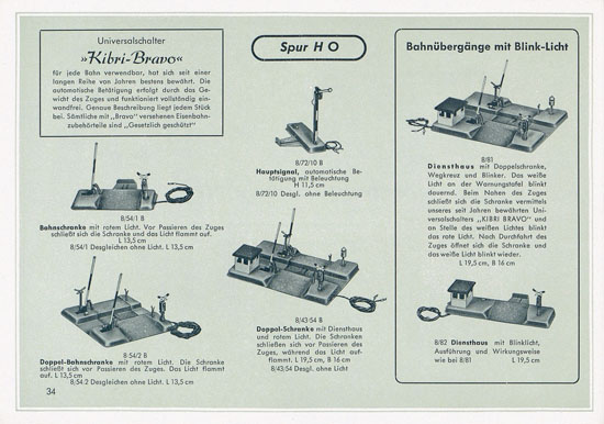 Seite 36 Kibri Katalog 1953