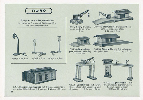 Seite 40 Kibri Katalog 1953