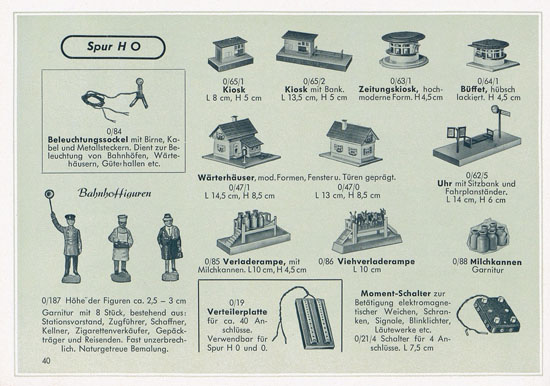 Kibri Katalog 1953