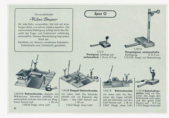 Kibri Katalog 1953