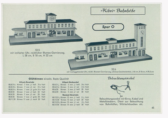 Seite 47 Kibri Katalog 1953