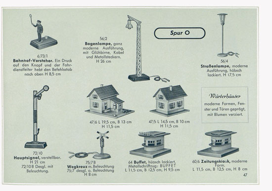Seite 49 Kibri Katalog 1953