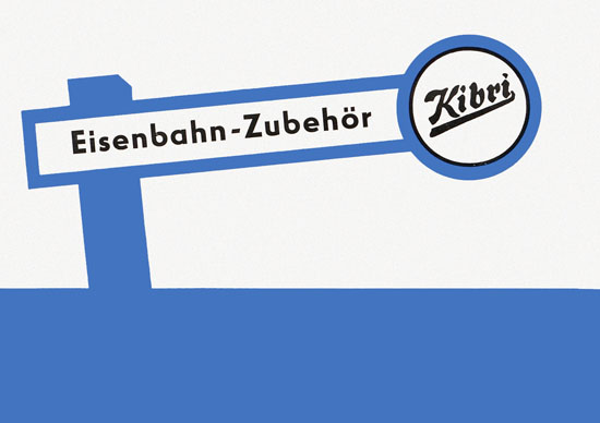 Kibri Katalog Eisenbahn-Zubehör 1953