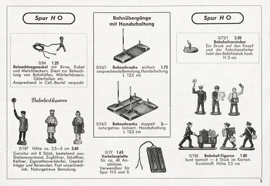 Seite 3 Kibri Katalog 1955