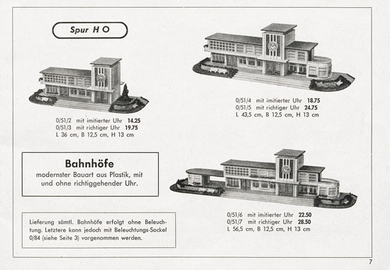 Seite 7 Kibri Katalog 1955