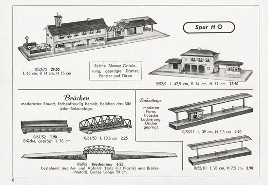 Seite 8 Kibri Katalog 1955