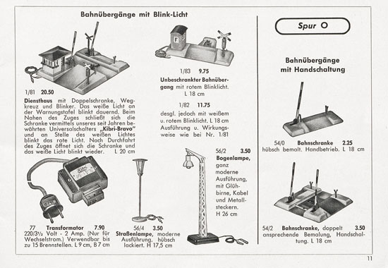 Seite 11 Kibri Katalog 1955