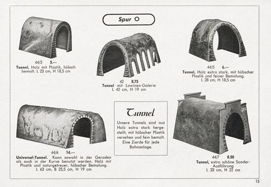 Seite 15 Kibri Katalog 1955