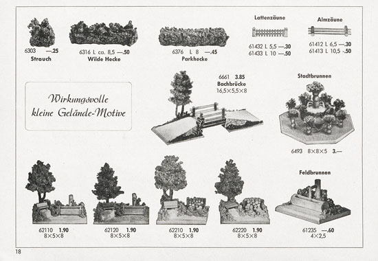 Seite 18 Kibri Katalog 1955