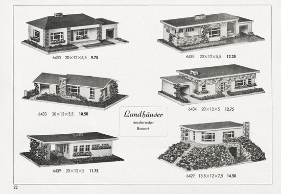 Seite 22 Kibri Katalog 1955