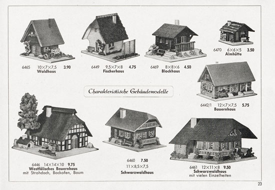 Seite 23 Kibri Katalog 1955