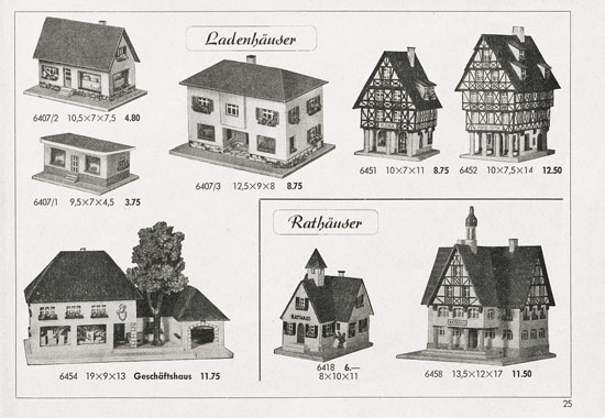 Seite 25 Kibri Katalog 1955