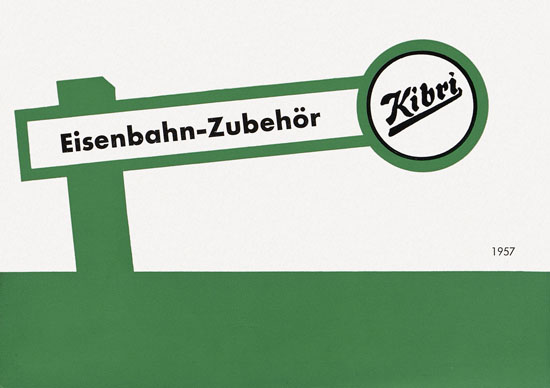 Kibri Katalog Eisenbahn-Zubehör 1957