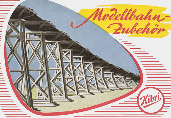 Kibri Modellbahn-Zubehör Katalog 1958