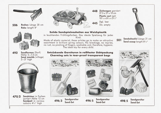 Kibri Katalog Neuheiten 1958